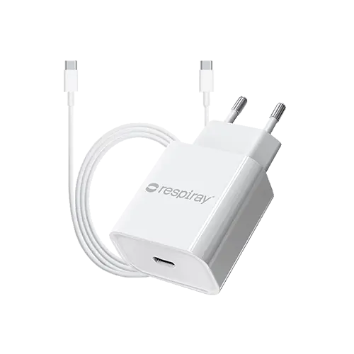 20W charging adapter with USB-C cable - EU